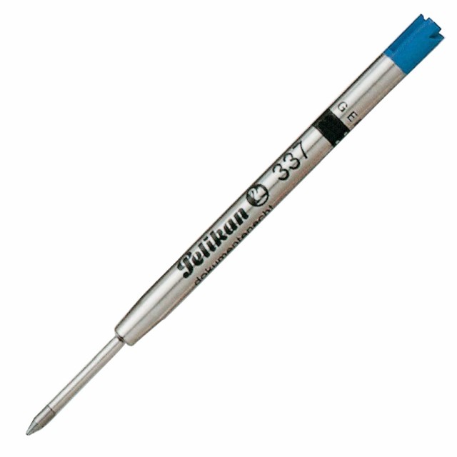 替え芯 替芯 ペリカン ボールペン芯 337 青色 Bサイズｘ１２本（１