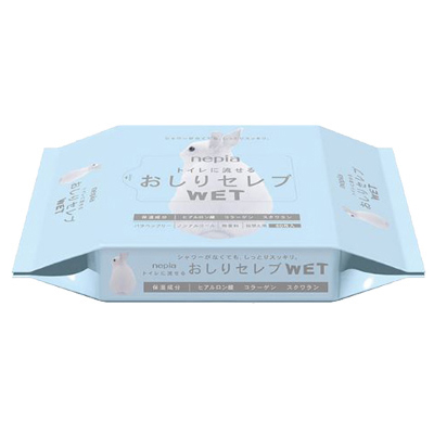 おしりセレブ ウェットタイプトイレットペーパー 詰替え60枚入×32パック まとめ買い 送料無料 01829