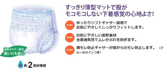 ●東陽特紙 マーヤはくパンツ うす型 下着感覚 Ｌサイズ 20枚×6パック（3070237）送料無料 72402_1