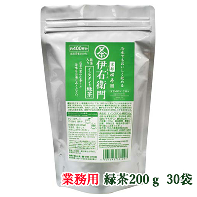 [取寄] 宇治の露製茶 業務用 伊右衛門 インスタント緑茶 200g ×30袋(1ケース) 送料無料 78001の通販は