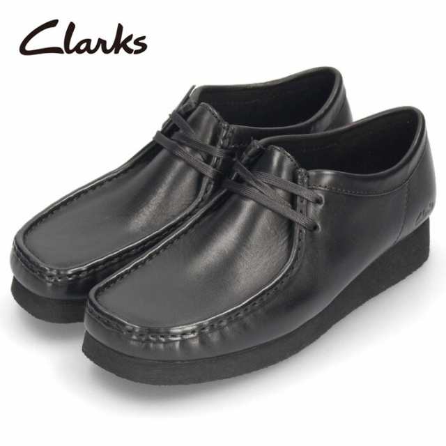 Clarks クラークス メンズ ワラビー2 Wallabee 2 ブラック レザー 黒