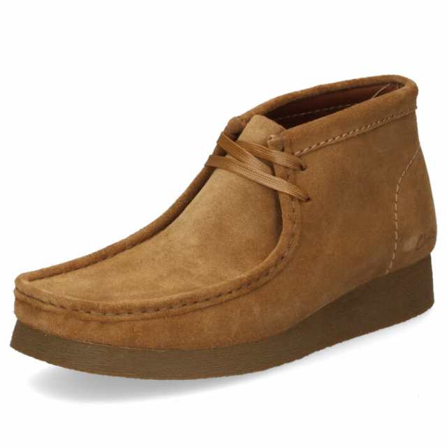 Clarks クラークス メンズ ワラビーブーツ2 Wallabee Boot2 ブラウン スエード 茶色 カジュアル シューズ 414J 本革  セール 通販