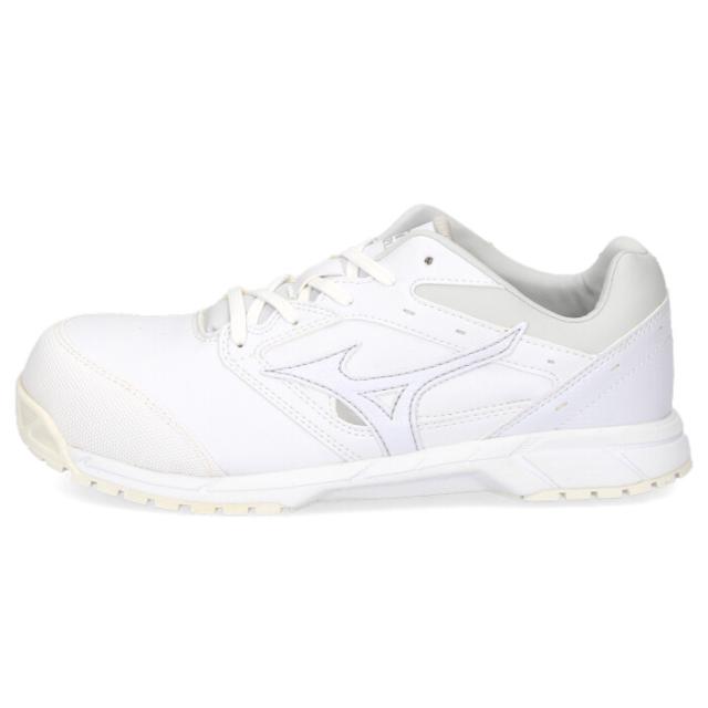 安全靴 ミズノ MIZUNO オールマイティCS 紐タイプ C1GA1710 ホワイト