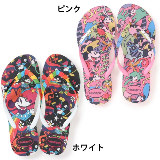 DIANA&chayコラボ　　　グログラン＆パナマ リボンサンダル havaianas (ハワイアナス) / Slim Logo Metallic サンダル