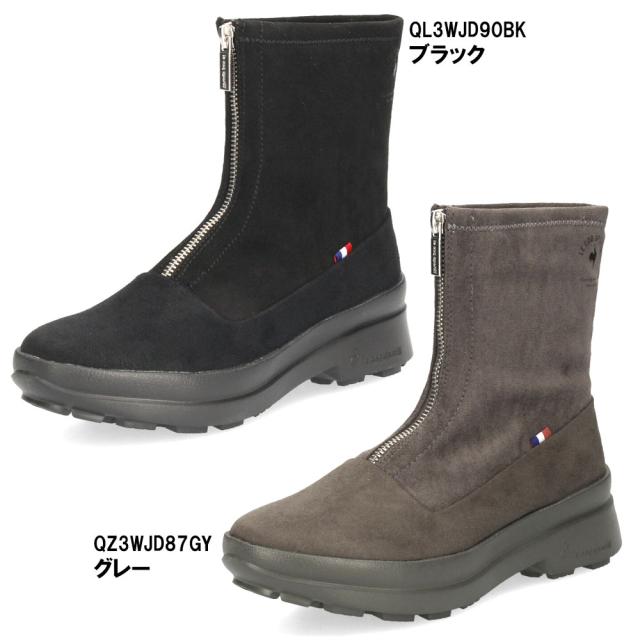 le coq sportif ルコックスポルティフ レディース ブーツ LCS ベレー IV LG QL3WJD90BK ブラック QZ3WJD87GY グレー 防水 防滑 防寒 軽量_1
