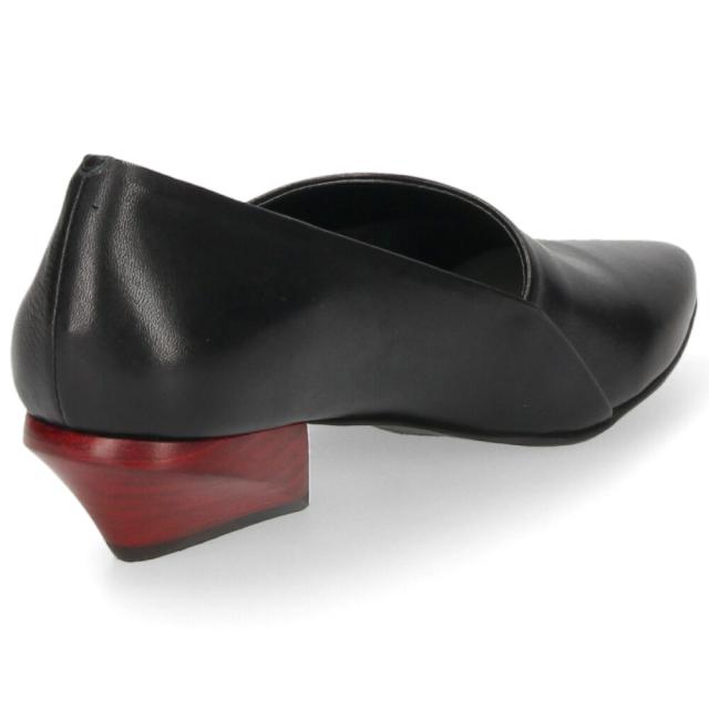 パンプス 痛くない 歩きやすい 本革 ローヒール 日本製 きれいめ 仕事用 通勤 オフィス おしゃれ 黒 レザー スリッポンパンプス RABOKIGOSHI works ラボキゴシワークス 12377R_5