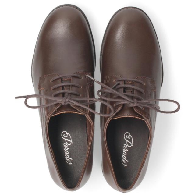 レースアップシューズ レディース 靴 本革 レザー カジュアルパンプス