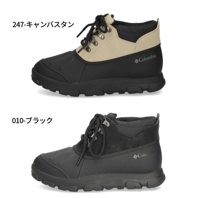 コロンビア ブーツ チャッカブーツ 靴 スノーピア チャッカ オムニテック YU4947 247 010 Columbia 保温 防水 雪_1