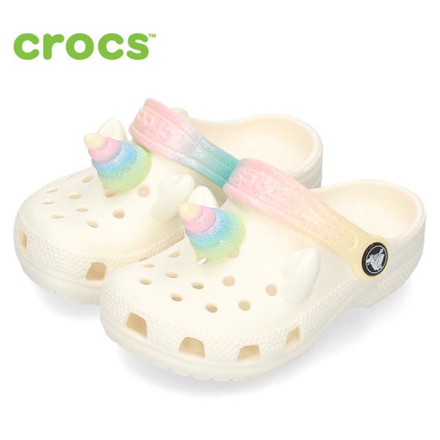 クロックス キッズ サンダル クラシック アイ アム レインボー ユニコーン クロッグ T crocs 209701 Chalk 靴 子供の通販は 6,600円