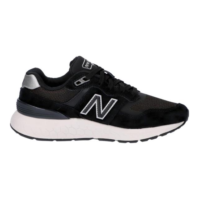 ニューバランス880 レディース スニーカー ウォーキング 幅広 本革 WW880 BK6 2E new balance ブラック 黒 ゆったり 歩きやすい 滑りにくい_3