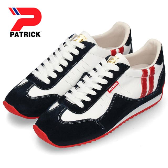 PATRICK 506510 パトリック スニーカー メンズ MARATHON WHT30周年記念モデル PATRICK 靴  本革 レザー ランニングシューズ マラソン ウォーキング