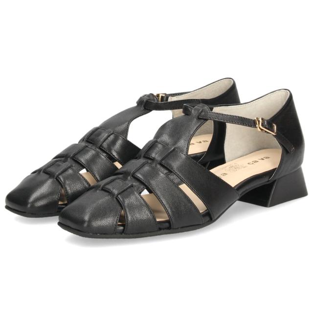 パンプス レディース グルカサンダル おしゃれ 黒 ストラップシューズ ローヒール サヴァサヴァ 1320581 ブラック アイボリー オリーブ 本革 靴 cavacava パンプス レディース グルカサンダル おしゃれ 黒 ストラップシューズ