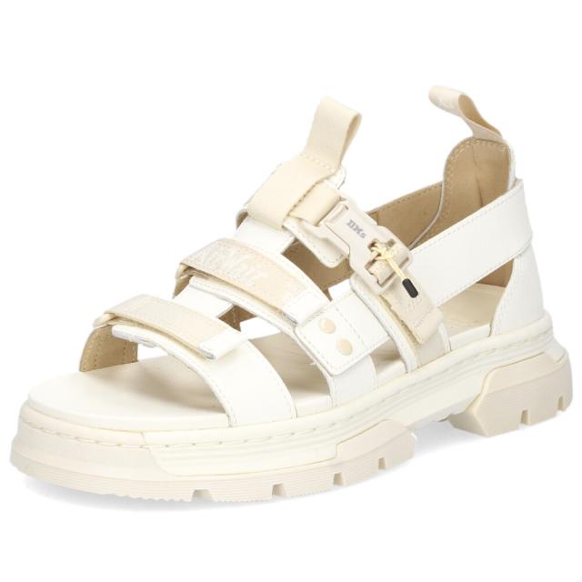 ドクターマーチン】厚底ホワイトストラップサンダル Dr.Martens