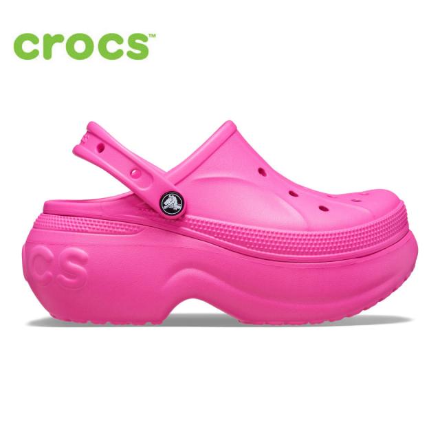 中古・古着通販】crocs (クロックス) 厚底サンダル ピンク サイズ:M5 | W7｜ブランド・古着通販 トレファク公式【TREFAC  FASHION】スマホサイト クロックス　厚底　ピンク×ベージュ