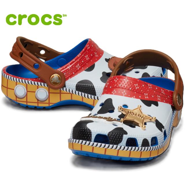クロックス キッズ サンダル 子供 ピクサー トイストーリー ウッディ クロッグ 男の子 女の子CROCS 209470 KIDS TOYSTORY WOODY CLOGの通販は