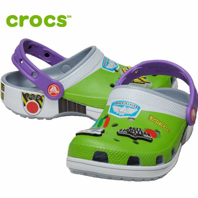 クロックス キッズ サンダル 子供 子ども ジュニア ピクサー トイストーリー バズライトイヤー クロッグ crocs 209856 TOY STORY BUZZ-LI