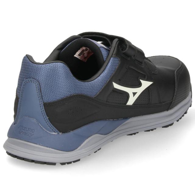 安全靴 ミズノ メンズ ベルト ローカット ワーキングシューズ MIZUNO オールマイティ HW ll 22L F1GA2401 ブラック レッド EEE_6