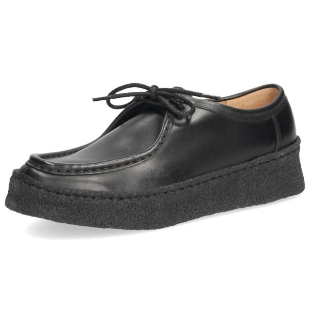 SAYA サヤ レディース チロリアンシューズ 本革 レザー スエード 厚底