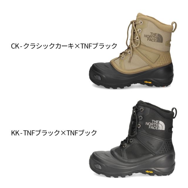 ノースフェイス ブーツ メンズ スノー ショット ミッド ウォータープルーフ アークティックグリップ NF52582 CK KK THE NORTH FACE グリップ力 防水 保温性 2WAY ウィンターブーツ_1