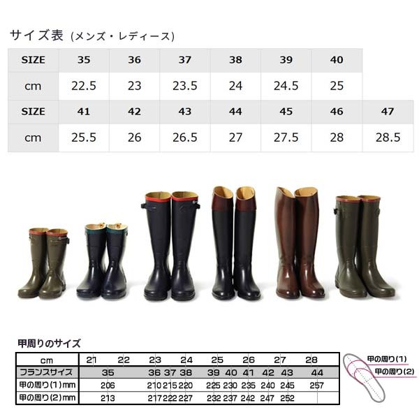 エーグル ベニル レインブーツ 長靴 ロング AIGLE ZZH8578 BENYL ブラウン カーキ ラバーブーツ メンズ レディース フランス製 防水