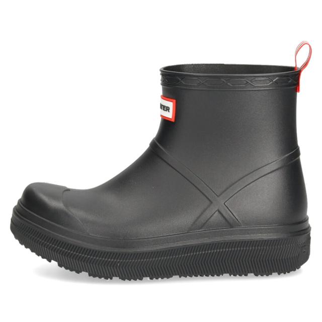 新着】【中古】HUNTER(ハンター) レインブーツ レッド×黒