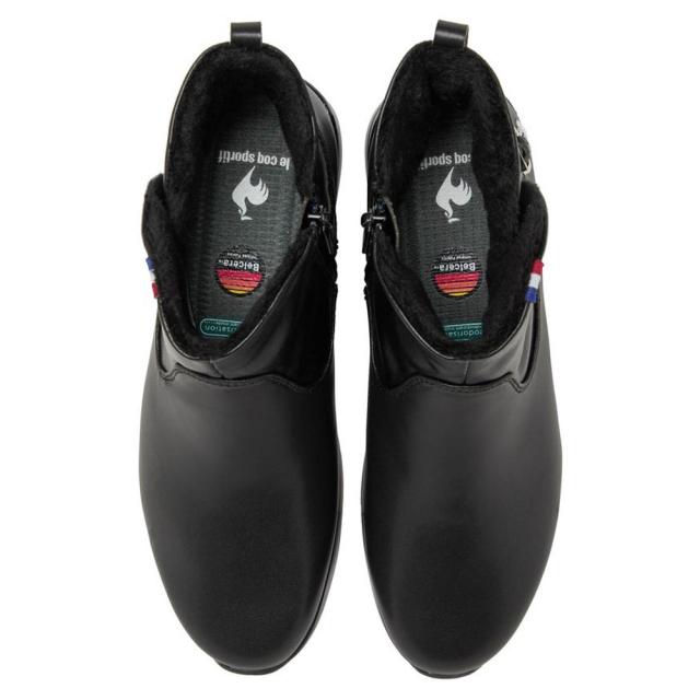 ルコックスポルティフ ショートブーツ レディース 防水 防滑 軽量 あったか 消臭 黒 ブラック le coq sportif LU5FBT87LZ LCS デュアン IV_4
