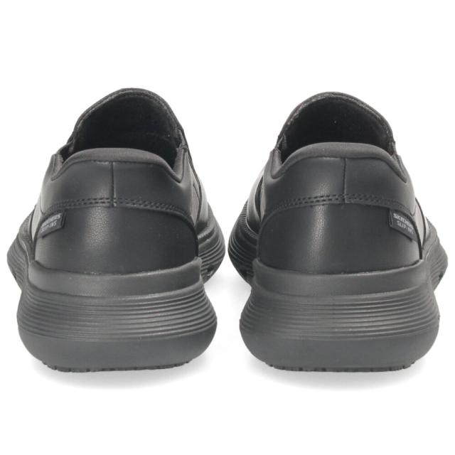 スケッチャーズ スリップインズ メンズ ガルザ スニーカー ビジネスシューズ カジュアル スリッポン ワーク スリップレジスタント SKECHERS Slip-ins 200315 ブラック 黒 軽量 走れる 仕事 本革 Parade限定商品_7