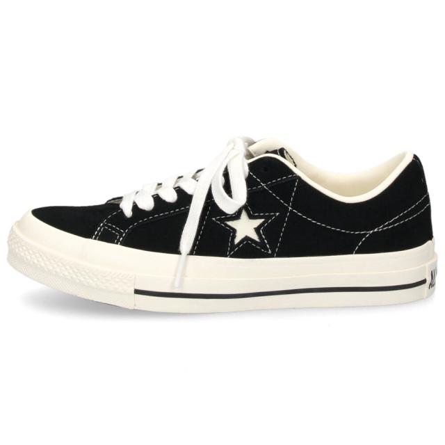 コンバース ワンスター スエード メンズ レディース スニーカー 黒 CONVERSE ONE STAR SUEDE 35200860 ブラック_2
