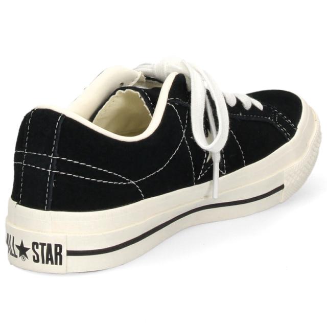 コンバース ワンスター スエード メンズ レディース スニーカー 黒 CONVERSE ONE STAR SUEDE 35200860 ブラック_4