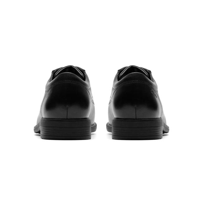 Clarks クラークス 商行為シューズ メンズ Steadwell Cap 26184676 本革 引っ切りない手当て 外鳥毛 歩き分かりやすい 黒 黒いこと
