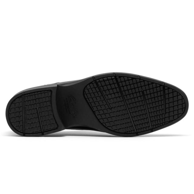 Clarks クラークス 商行為シューズ メンズ Steadwell Cap 26184676 本革 引っ切りない手当て 外鳥毛 歩き分かりやすい 黒 黒いこと