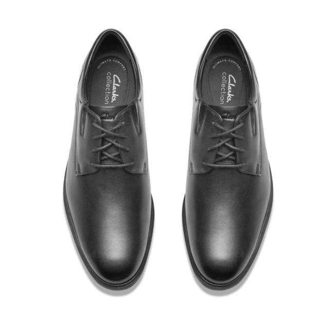 クラークス ビジネスシューズ メンズ 本革 レザー STEADWELL LACE ステッドウェル レース 靴 紳士靴 レースアップ Clarks 26184679 黒 ブラック_4
