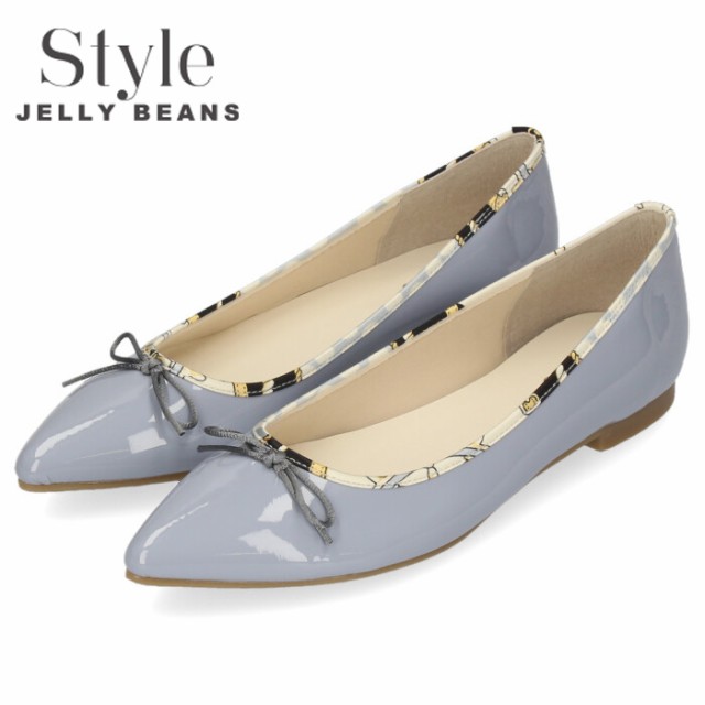 Style Jelly Beans ジェリービーンズ パンプス ローヒール フラットヒール 1178 ライト ブルー エナメル リボン ポインテッドトゥ レディの通販はau Pay マーケット Parade ワシントン靴店