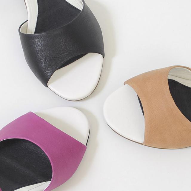 RABOKIGOSHI works ストラップ サンダル ローヒール ラボキゴシ