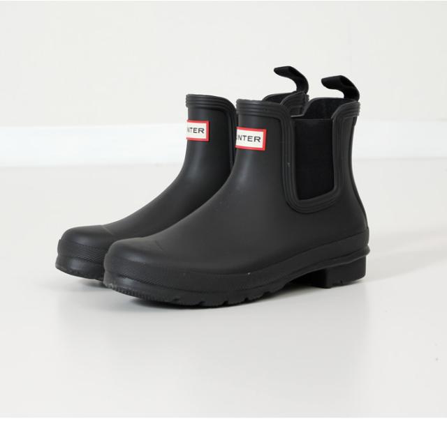 HUNTER ハンター オリジナル チェルシー 2078 レディース 長靴 レインブーツ サイドゴア 黒 ブラック ORIGINAL CHELSEA BOOTS_3