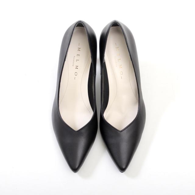 MELMO 靴 メルモ パンプス 7638 B フォーマル ハイヒール 本革