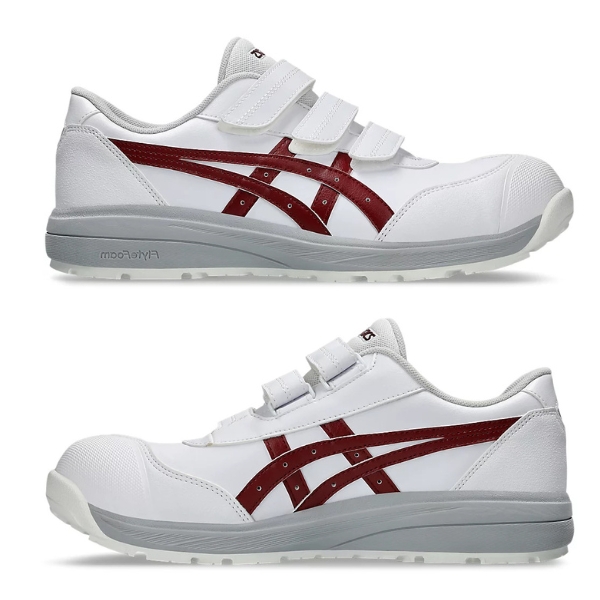アシックス asics メンズ 安全作業靴 安全靴 黒 ブラック 白 ホワイト プロテクティブスニーカー JSAA規格A種認定品 ガラス繊維強化樹脂製 A種先芯 耐油底 一般作業靴 WIDE設計 3E セーフティスニーカー ウィンジョブ CP311 1273A110_10