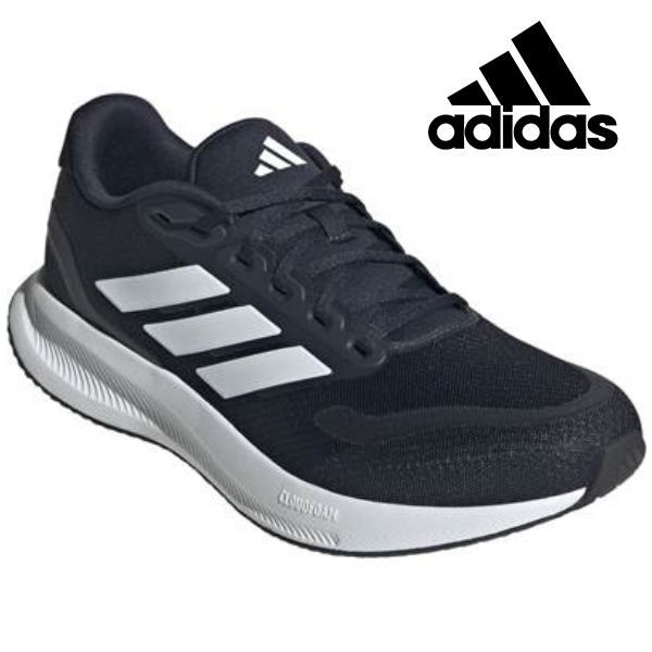 アディダス スニーカー メンズ 靴 ランニングシューズ ランシュー ウォーキング スポーツ 運動 メッシュ 通気性 歩きやすい 軽い 軽量 蒸れない 疲れない ネイビー ランファルコン adidas RUNFALCON 5M IE8809の通販は 5,216円