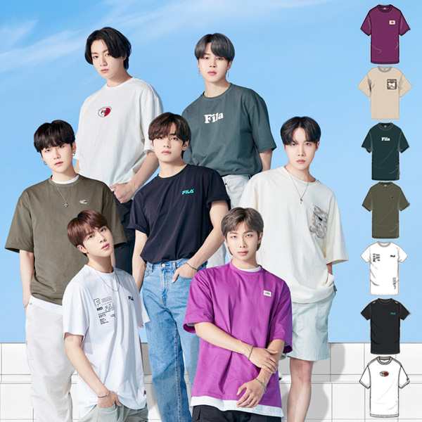 5 31発売 メール便 1個まで フィラ Fila Tシャツ Fs0136 メンズ レディース 韓国 グローバルブランドアンバサダー Bts着用モデル の通販はau Pay マーケット シューズベース