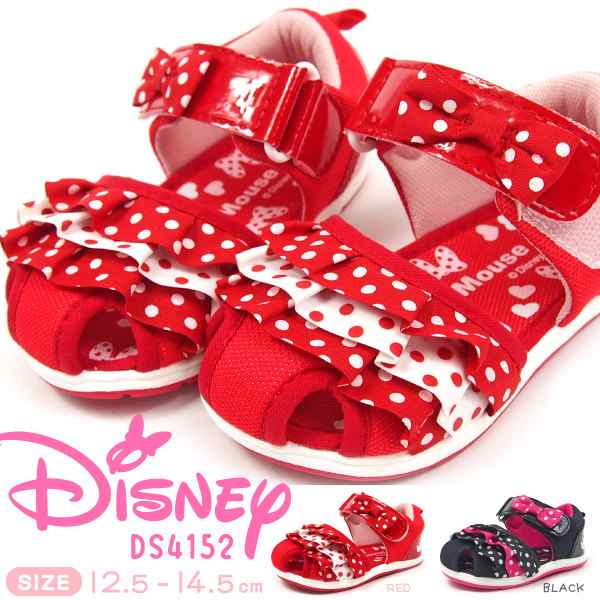 Disney ディズニー ベビーサンダル キッズ 全2色 Ds4152 ミニーマウス ミニーちゃん 子供靴 女の子の通販はau Pay マーケット シューズベース