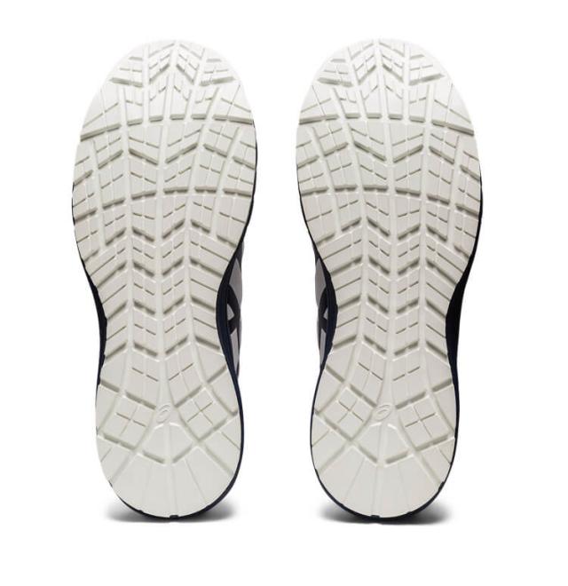 [即納]安全靴 アシックス asics スニーカー ウィンジョブ CP113 ホワイト×ピーコート JSAA規定A種認定品 セーフティシューズ 紐タイプ