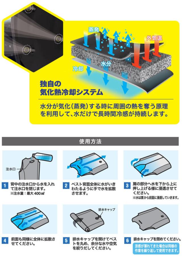 アクアウォーターベスト AT101(AT102) AQUA TEC ビッグボーン bigborn SDGs