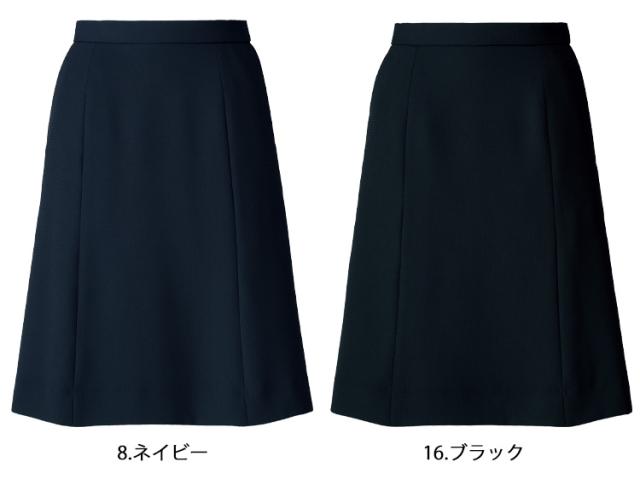 事務服 制服 BONMAX ボンオフィス Aラインスカート AS2320 A201シリーズ 大きいサイズ21号_1