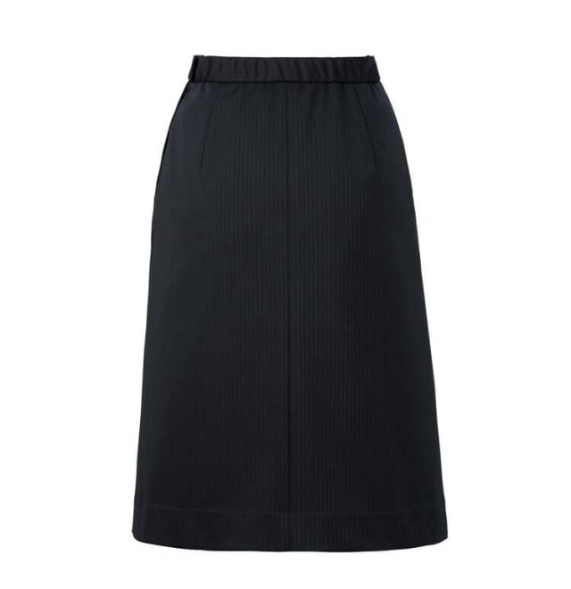 事務服 制服 BONOFFICE ボンオフィス プリーツスカート ロング丈 AS2340 A222シリーズ シャドーストライプニット ボンマックス サイズ17号・19号