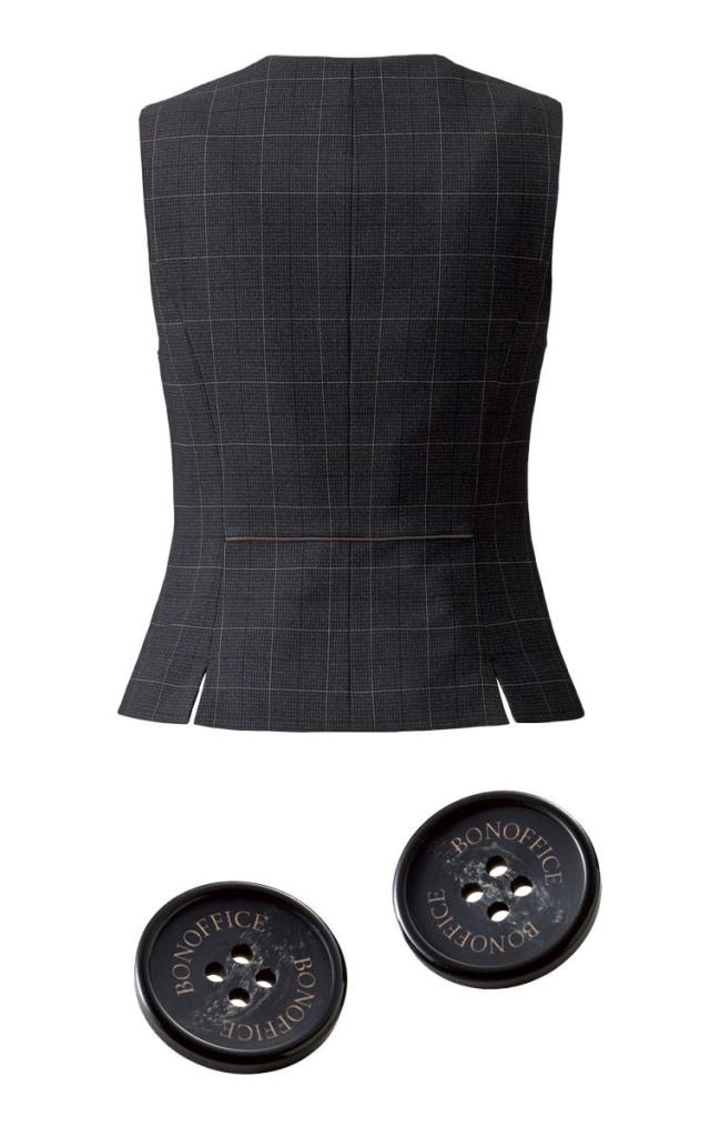 事務服 制服 BONOFFICE ボンオフィス ベスト AV1285 A221シリーズ サプルトラッド ボンマックス
