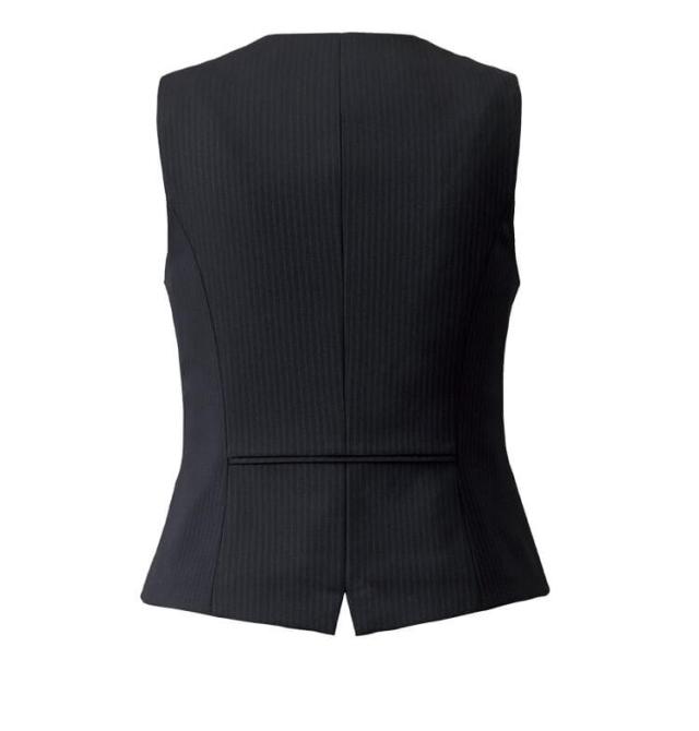 事務服 制服 BONOFFICE ボンオフィス ベスト AV1286 A222シリーズ シャドーストライプニット ボンマックス
