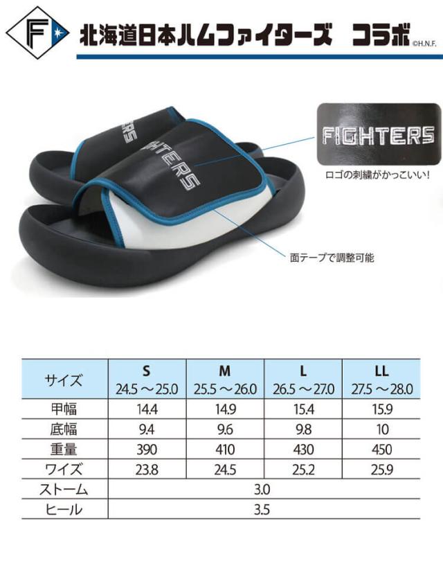 リゲッタカヌー RegettaCanoe 北海道日本ハムファイターズコラボ BCMB5006NF プロ野球12球団 野球観戦 サンダル スリッパ メンズ