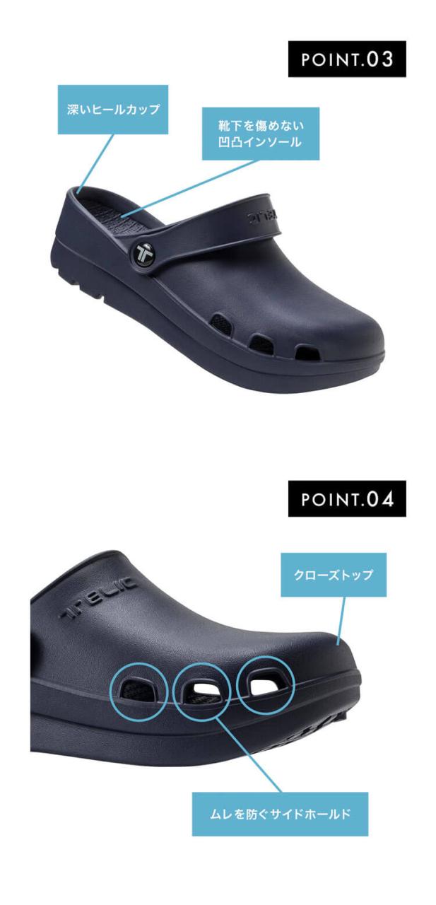 テリック リカバリーサンダル TELIC コンフィーサボ COMFY SABOT TE-01 サボサンダル クロッグサンダル_5