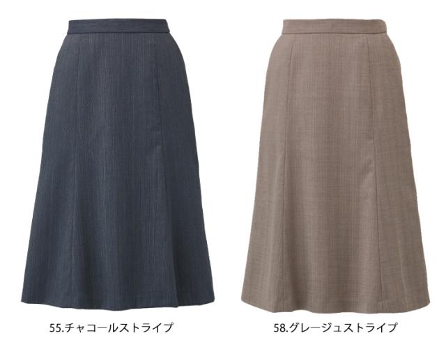 事務服 制服 enjoy エンジョイ カーシーカシマ フレアスカート EAS754 大きいサイズ23号_1