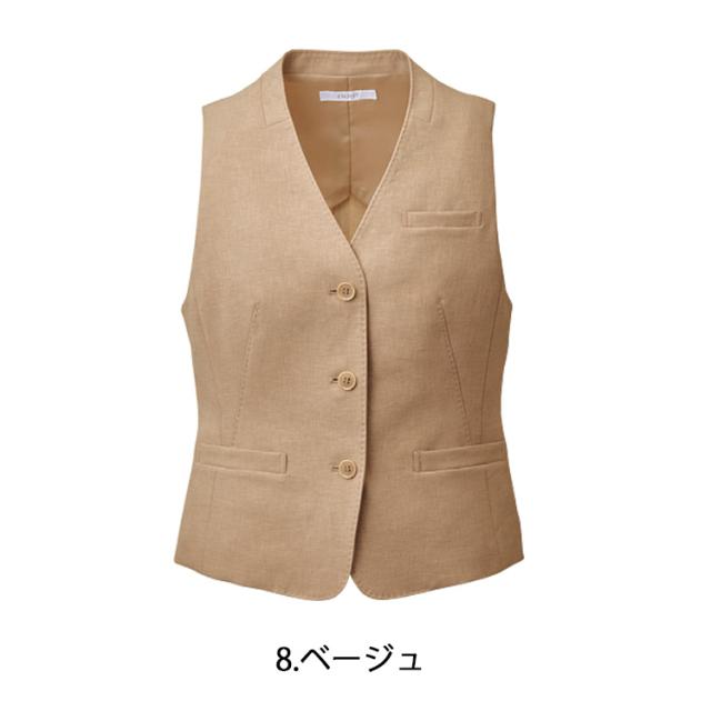 事務服 制服 enjoy エンジョイ カーシーカシマ 春夏 ベスト ESV774_2